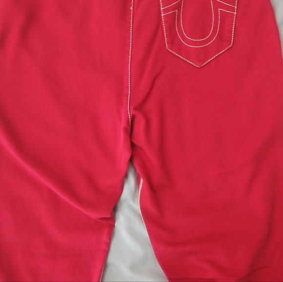 True Religon Sweatpants (Red) - Picture 2 of 3
